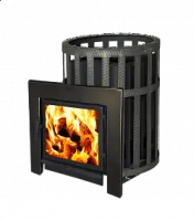 Банная печь Березка ФЛАГМАН 15 (сетчатый кожух)