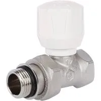 STOUT SVR Клапан SVR-2122-100015 ручной терморегулирующий прямой 1/2" (с дополнительным уплотнением)