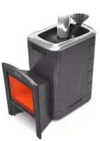 Банная печь Гейзер 2014 Carbon Витра ЗК антрацит с ТО/без ТО